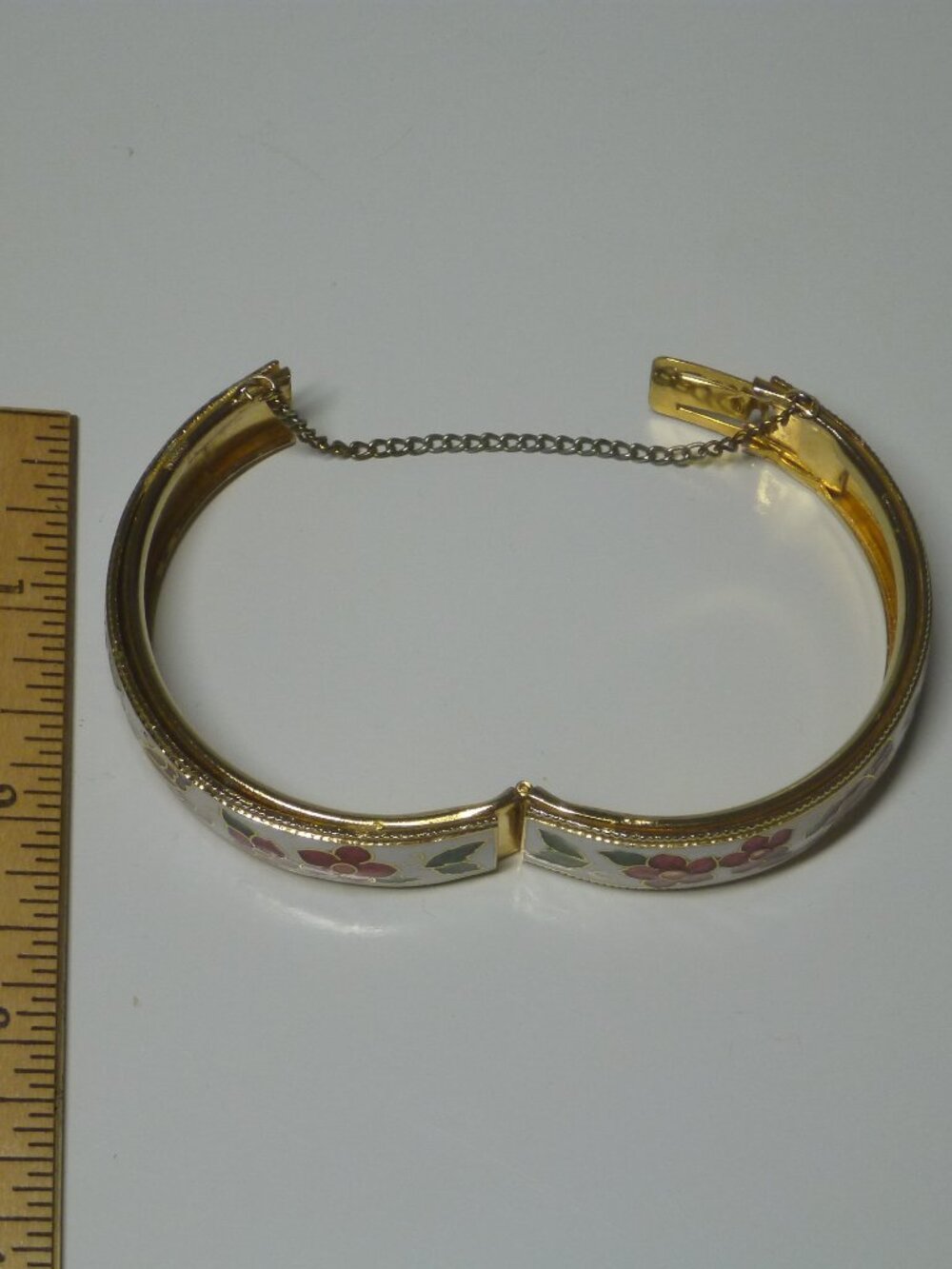 Vintage Costume Jewelry Lot - Laurel Burch Cat Pin, Cloisonné Bangle, and More - Picture 10 of 16